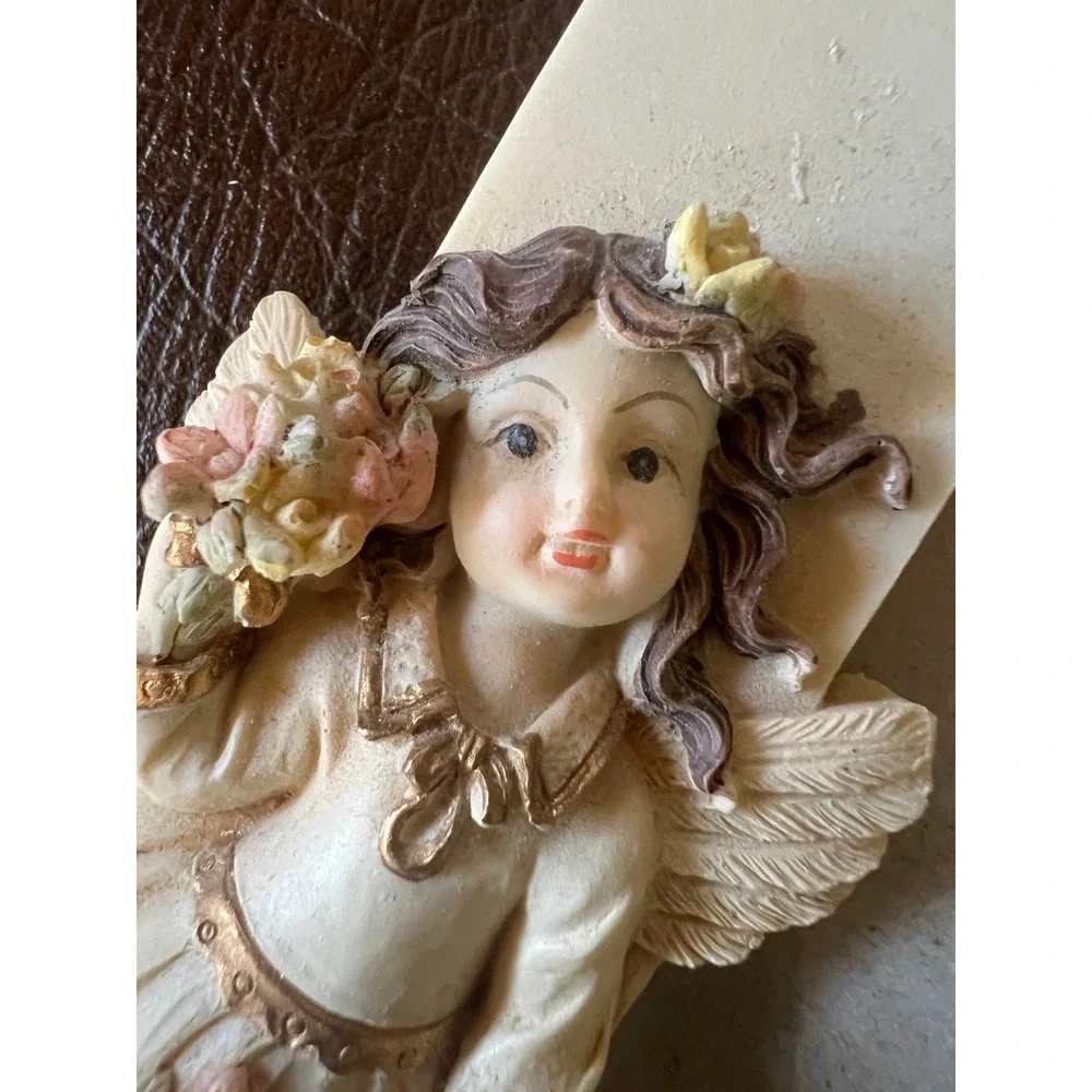 Vintage Fairy Garden Resin Frame 3D Butterfly Bee Floral 5x7 Woodland Cottage